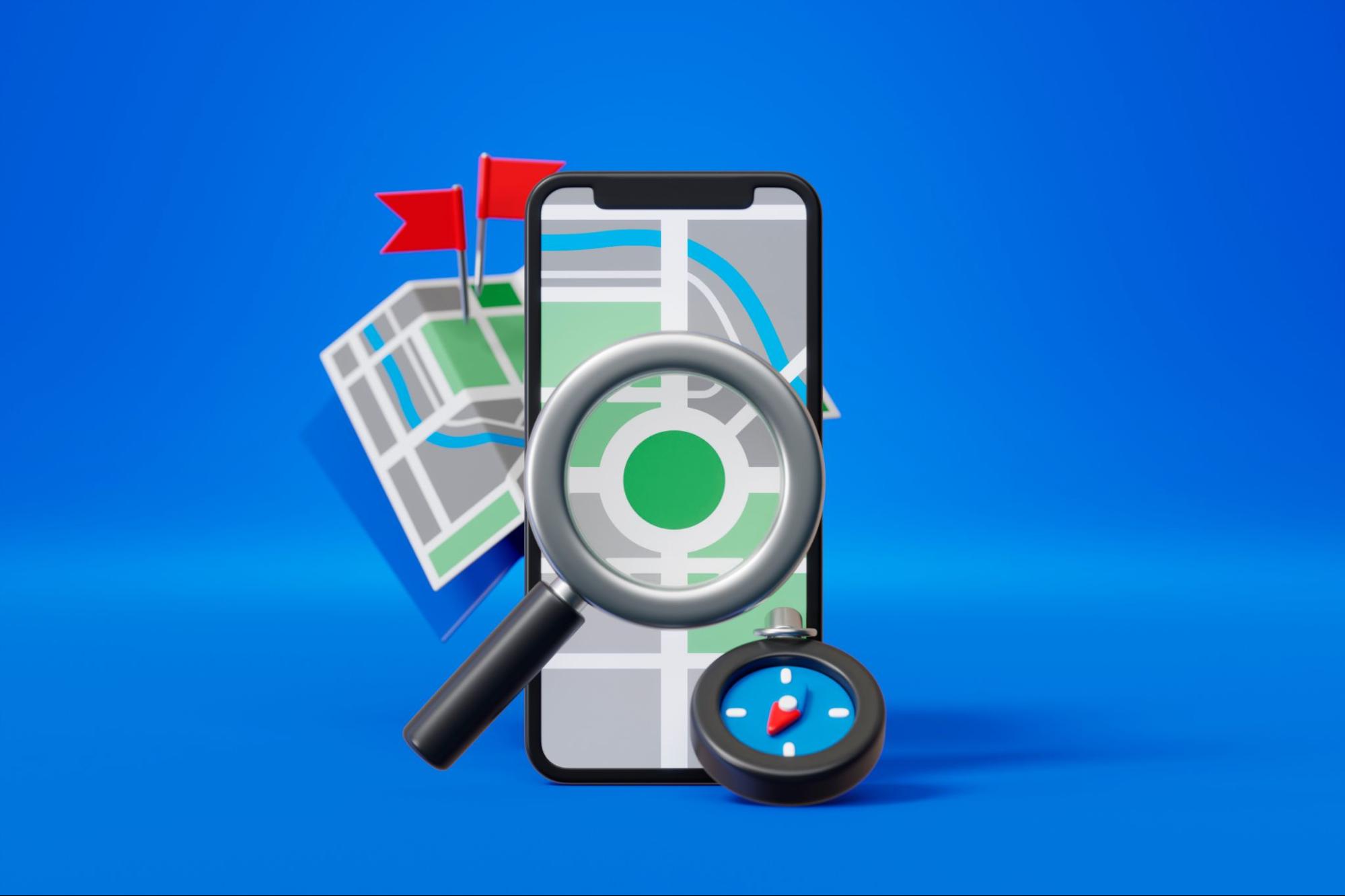 Website traffic analytics from local searches